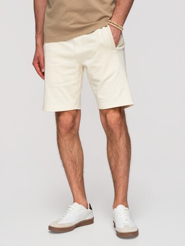 Ombre Regular Broek in Beige: voorkant