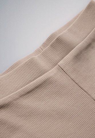 The Set Flared Broek in Beige