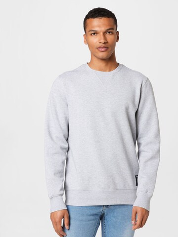 BJÖRN BORG - Sweatshirt de desporto em cinzento: frente