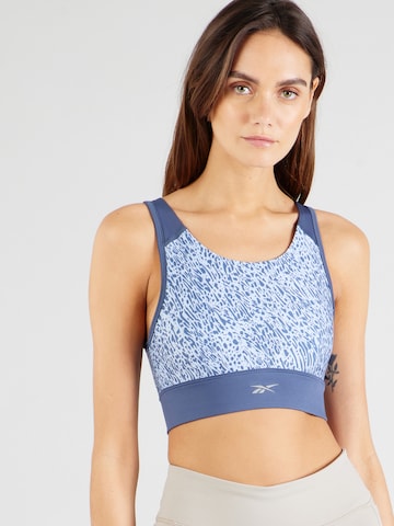 Reebok - Soutien Bustier Soutien de desporto em azul: frente