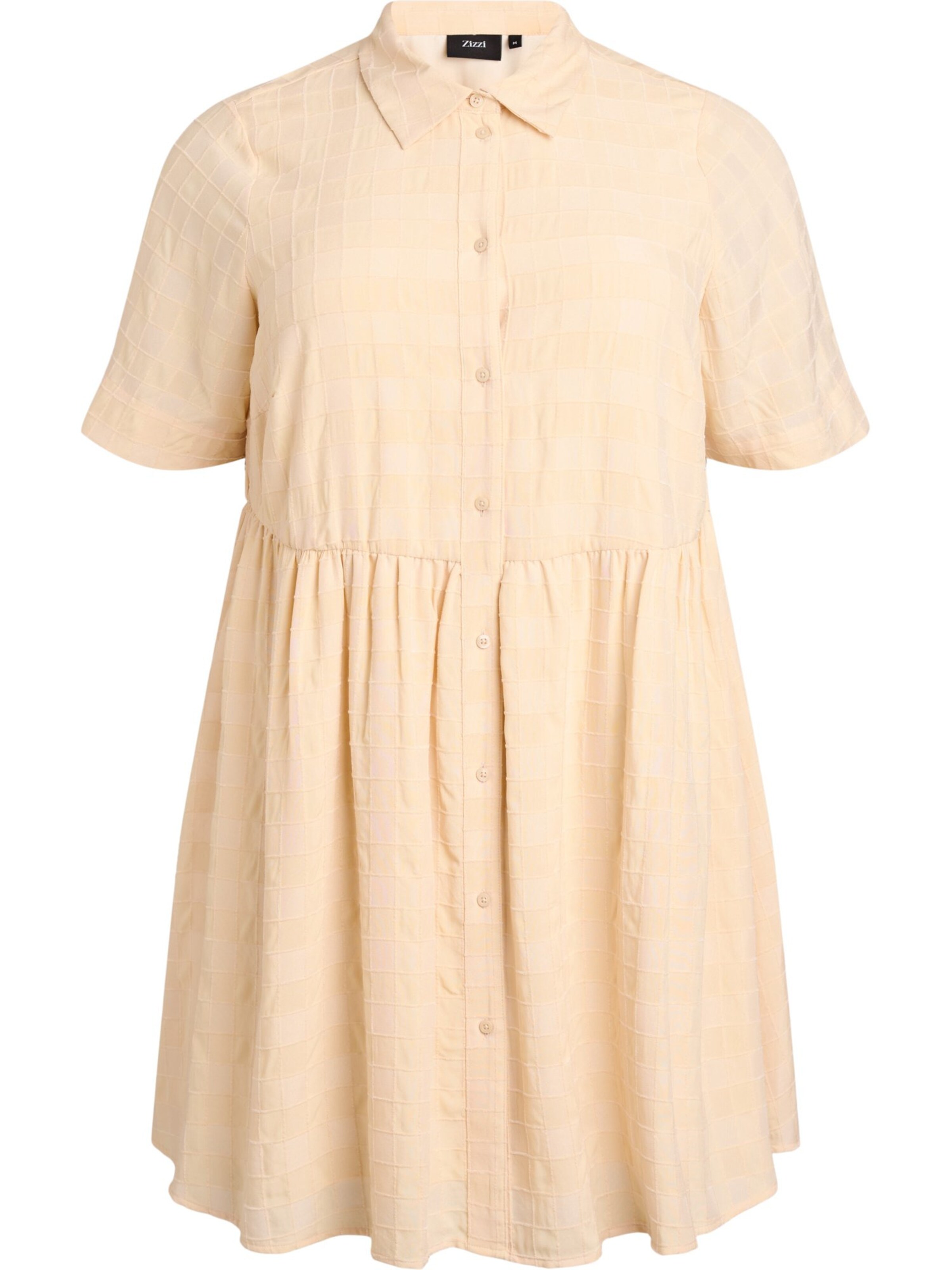 Zizzi Kleid 'Melma' in Gelb: Vorderseite