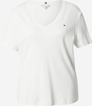 Tommy Hilfiger Curve Футболка в Белый: спереди