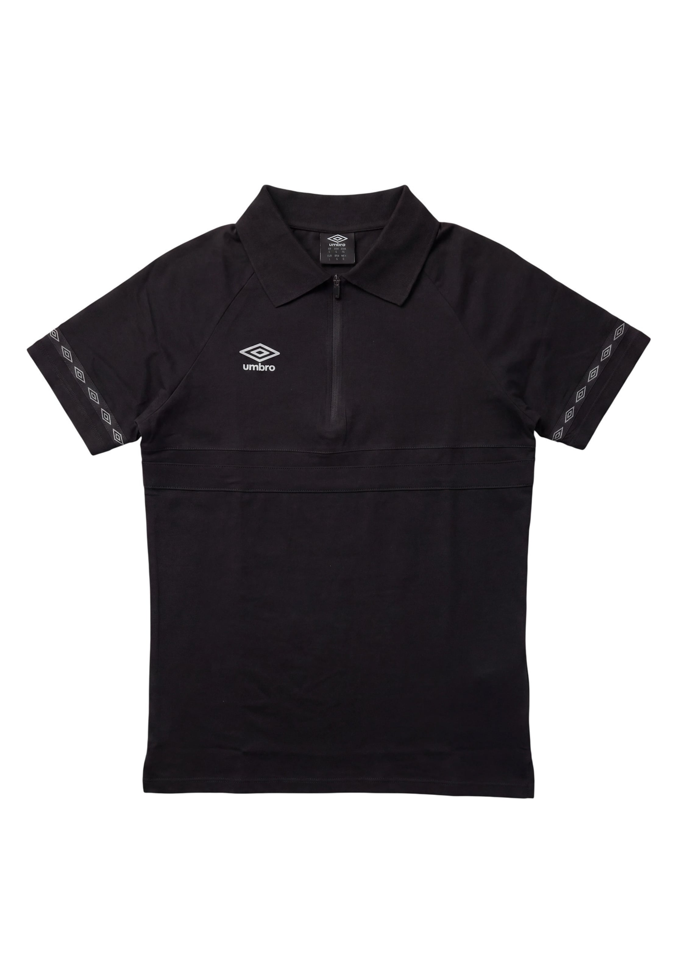 UMBRO Shirt in Zwart: voorkant