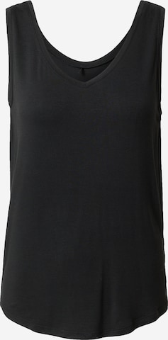 CULTURE Top 'Poppy' in Black: front