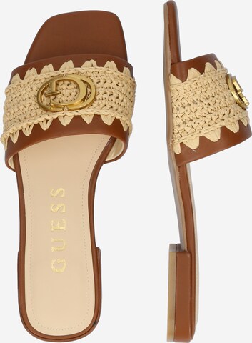 GUESS - Sapato aberto 'TAMARRA' em bege