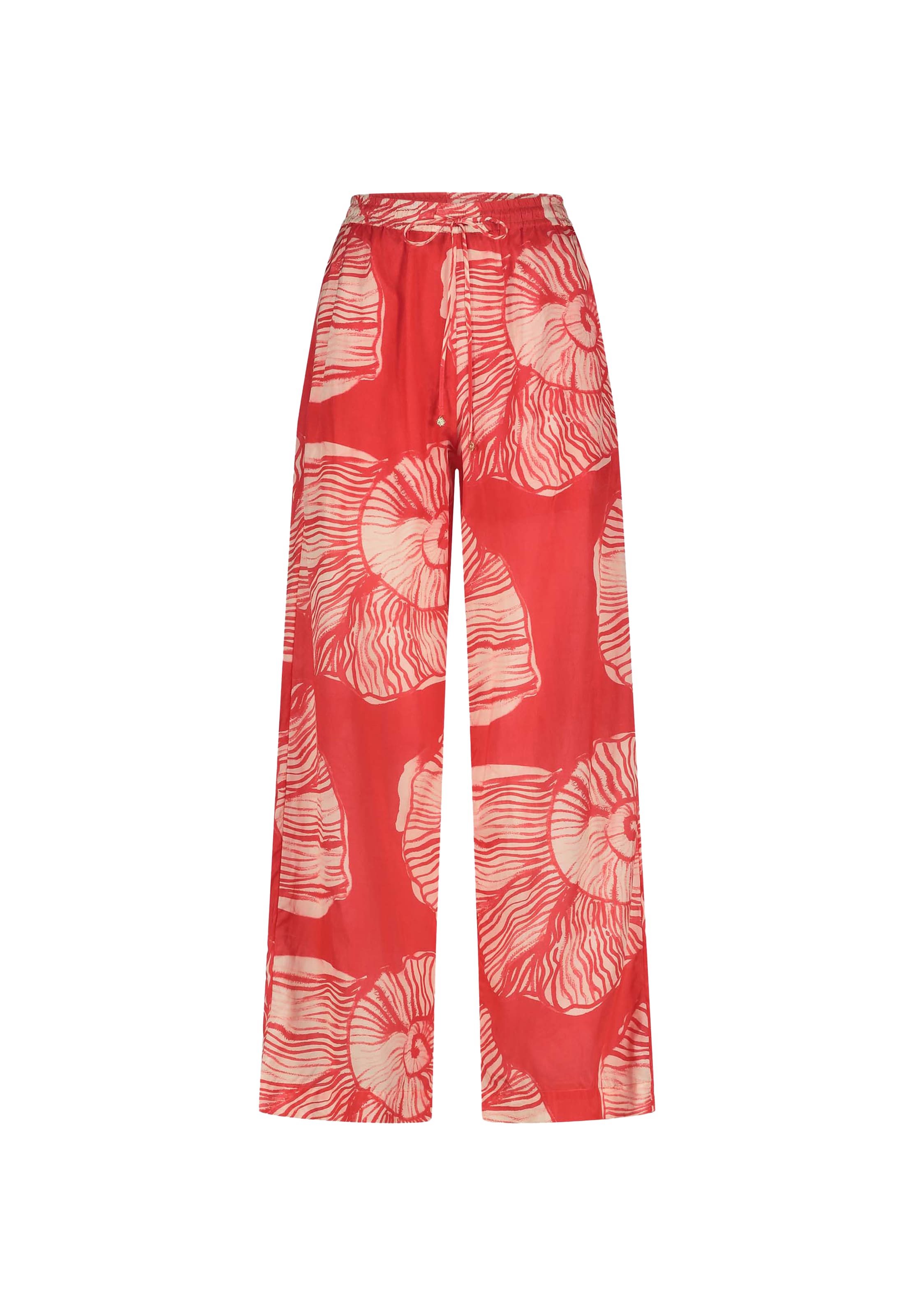 Wide Leg Pantalon Fabienne Chapot en rouge : devant