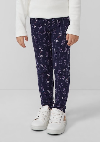 Skinny Leggings s.Oliver en bleu : devant