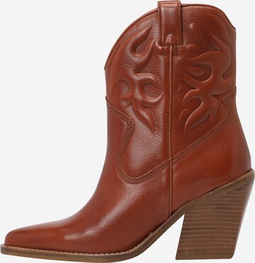 BRONX - Botas de cowboy 'New Kole' em castanho