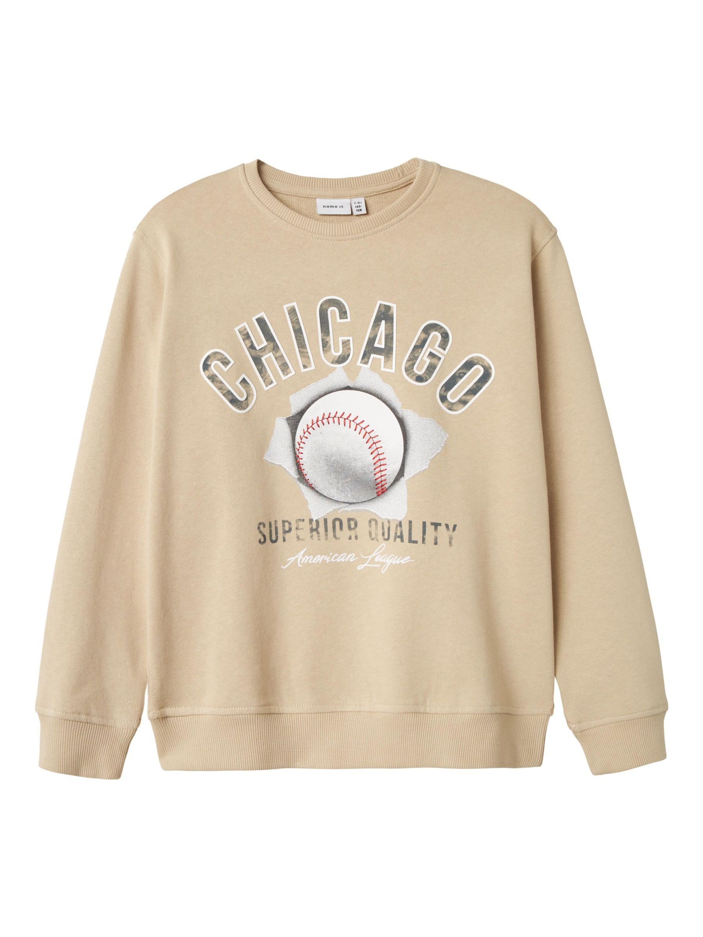 NAME IT Sweatshirt 'NKMDemmo' i beige: forside