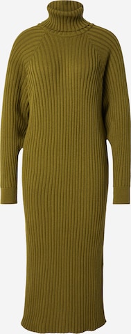YAS Pletené šaty 'YASMavi' - Zelená: predná strana