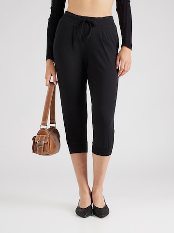 b.young Tapered Pleat-Front Pants 'PANDINA' in Black: front