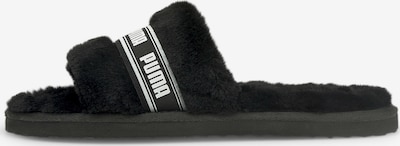 PUMA Pantolette 'Fluff' in schwarz / weiß, Produktansicht