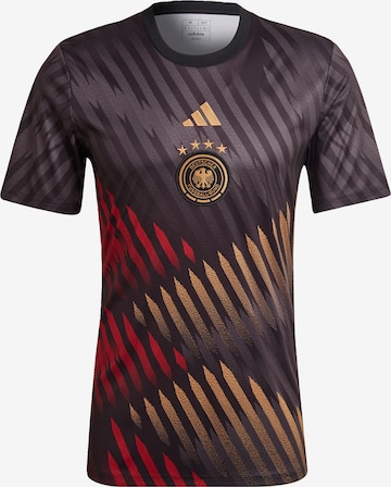 ADIDAS PERFORMANCE Λειτουργικό μπλουζάκι 'Germany Pre-Match' σε μαύρο: μπροστά