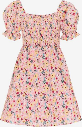 Vasarinė suknelė iš MYMO, spalva – mėlyna / mišrios spalvos / ryškiai rožinė spalva, Prekių apžvalga