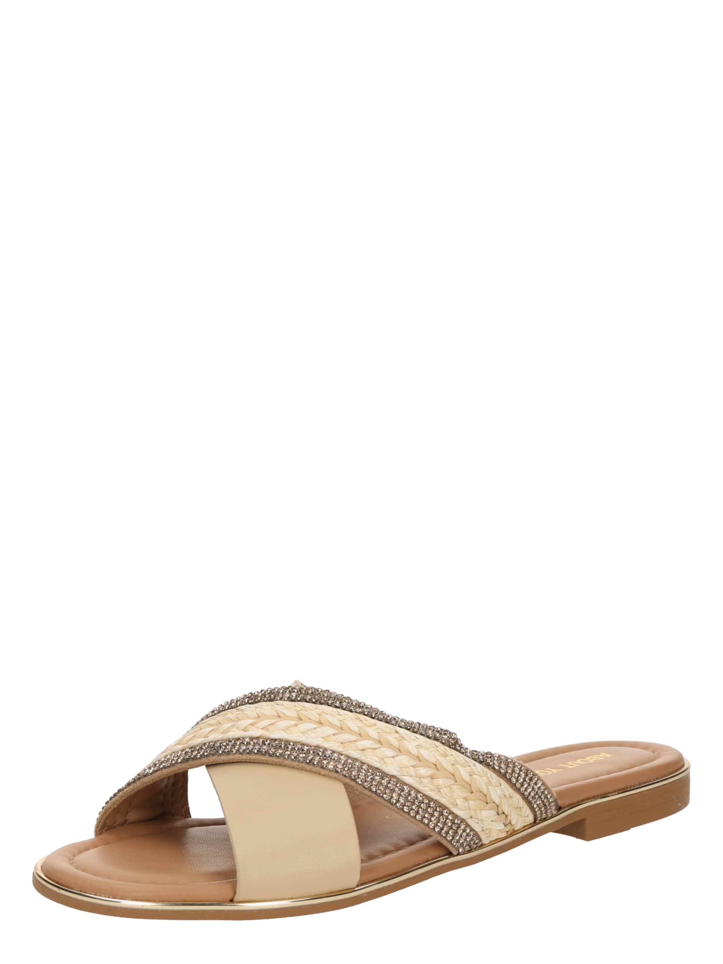 Mule 'Natalia' ABOUT YOU en beige : devant