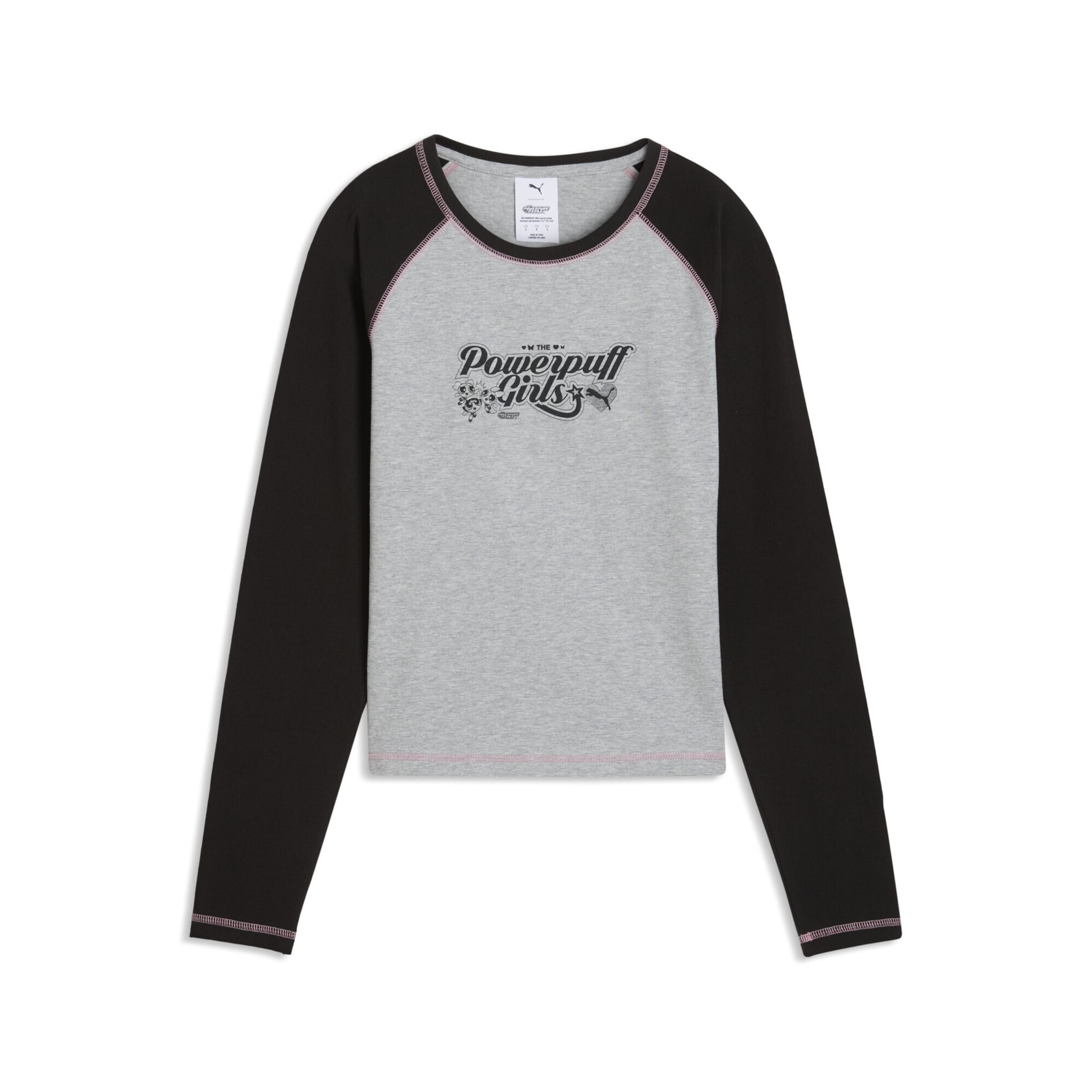 PUMA Shirt in XXS in navy / hellgrau, Produktansicht