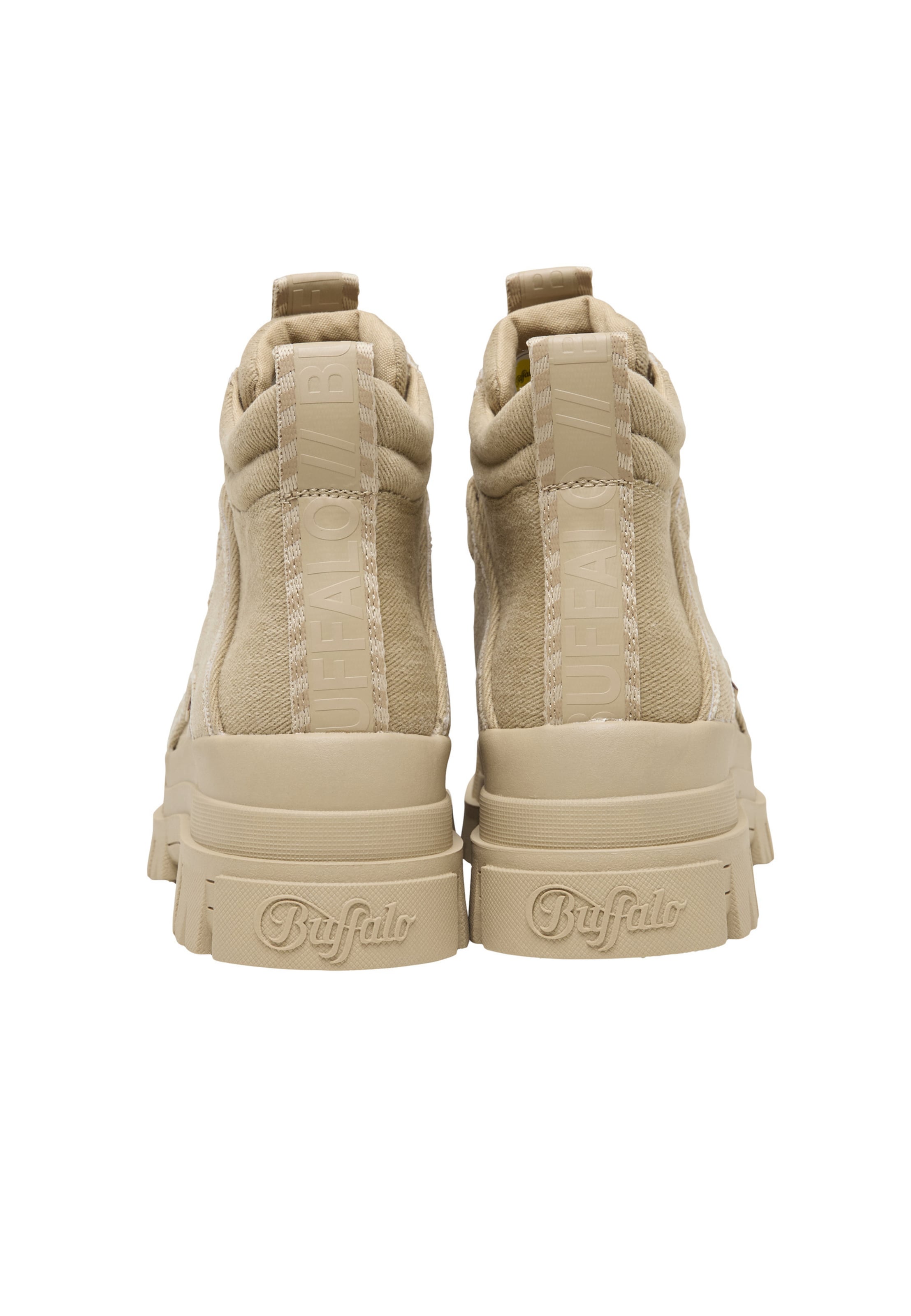 BUFFALO Enkellaarsjes 'Aspha NC' in Beige