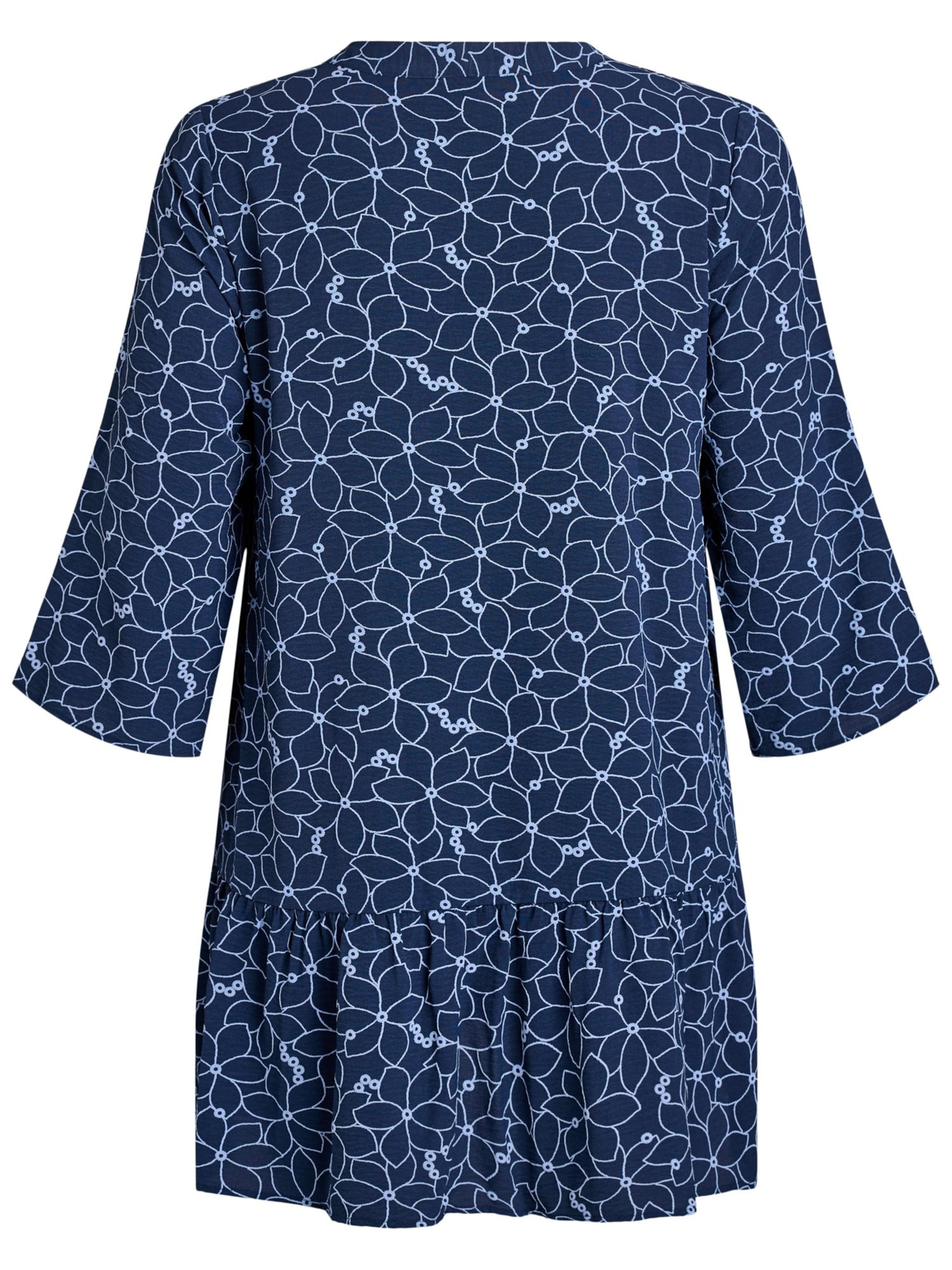 Zizzi Tunika 'Cabine' in Blau