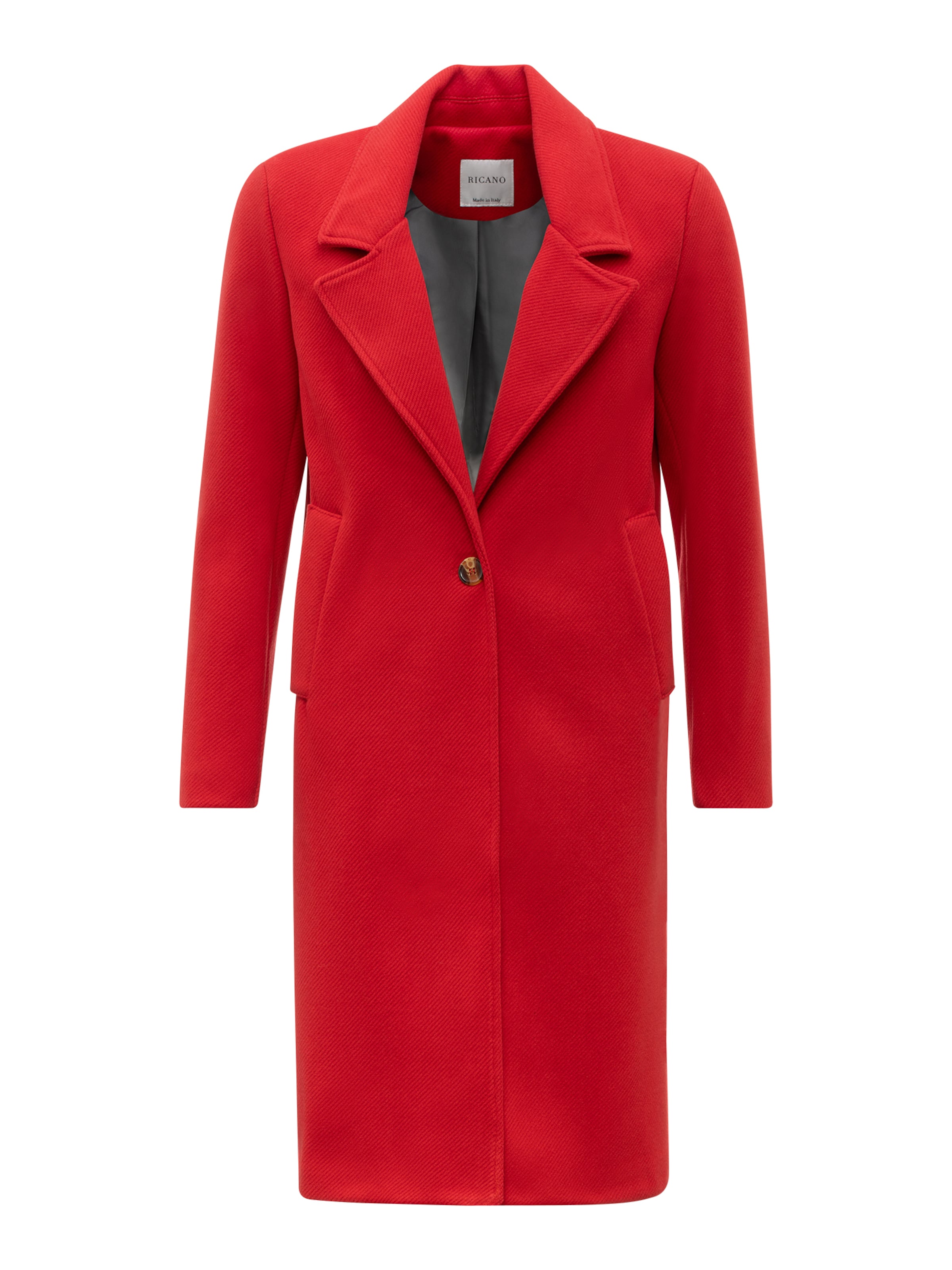 RICANO Between-Seasons Coat 'Livia' in Red: front