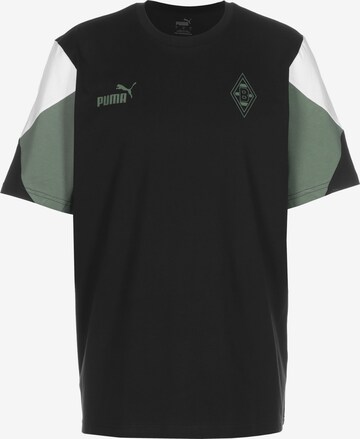 T-Shirt fonctionnel 'Borussia Mönchengladbach' PUMA en noir : devant