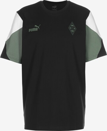 Maglia funzionale 'Borussia Mönchengladbach' di PUMA in nero: frontale