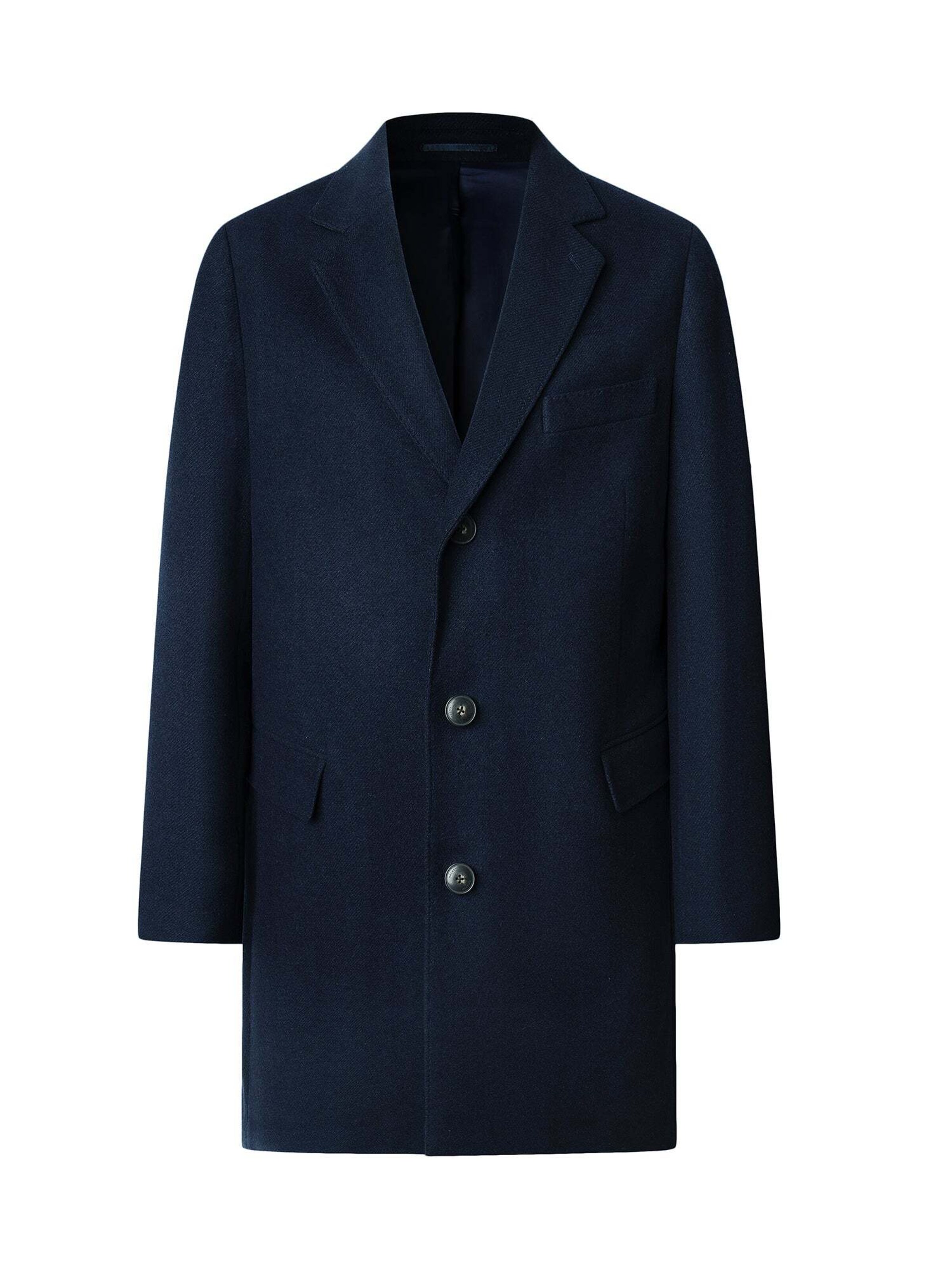 Cappotto di mezza stagione di Hackett London in blu: frontale