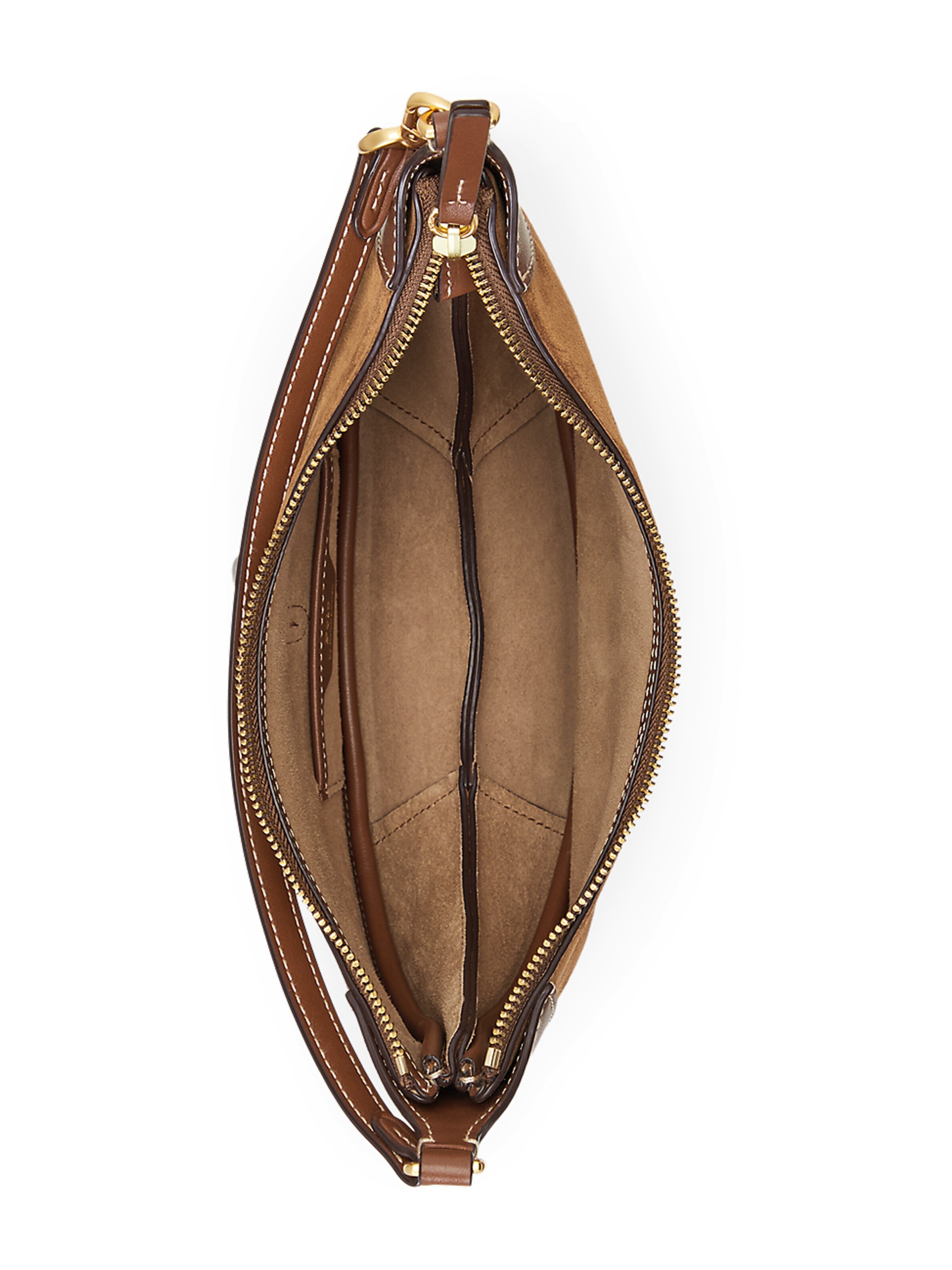 Borsa a spalla di Polo Ralph Lauren in marrone