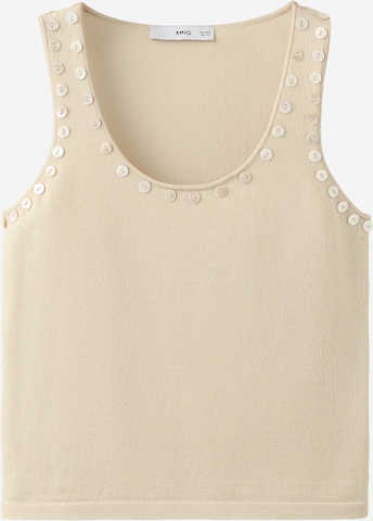 MANGO Neuletoppi 'NAQUI' värissä beige: etupuoli