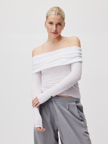 Maglietta 'Desiree' di LeGer by Lena Gercke in bianco: frontale