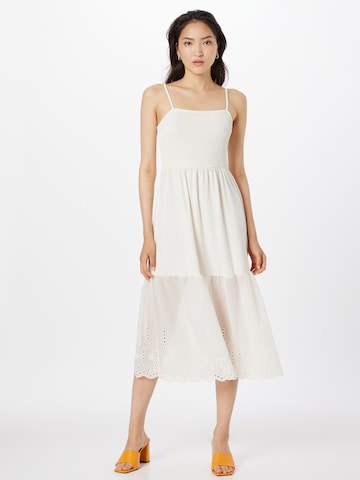 VERO MODA Letní šaty 'OVIDA' – bílá: přední strana