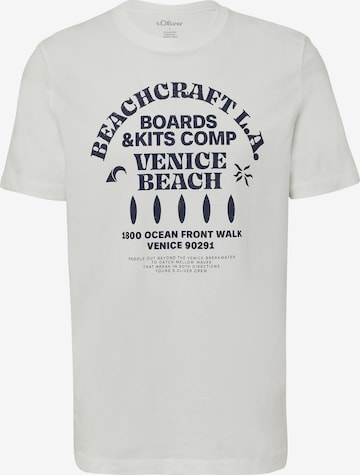s.Oliver Shirt in White: front