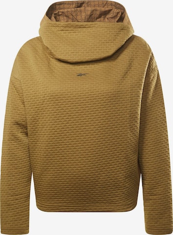 Reebok Athletic Sweatshirt in Beige: front