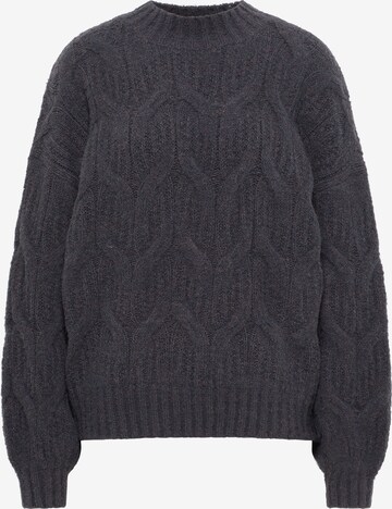 DreiMaster Vintage Sweater in Grey: front