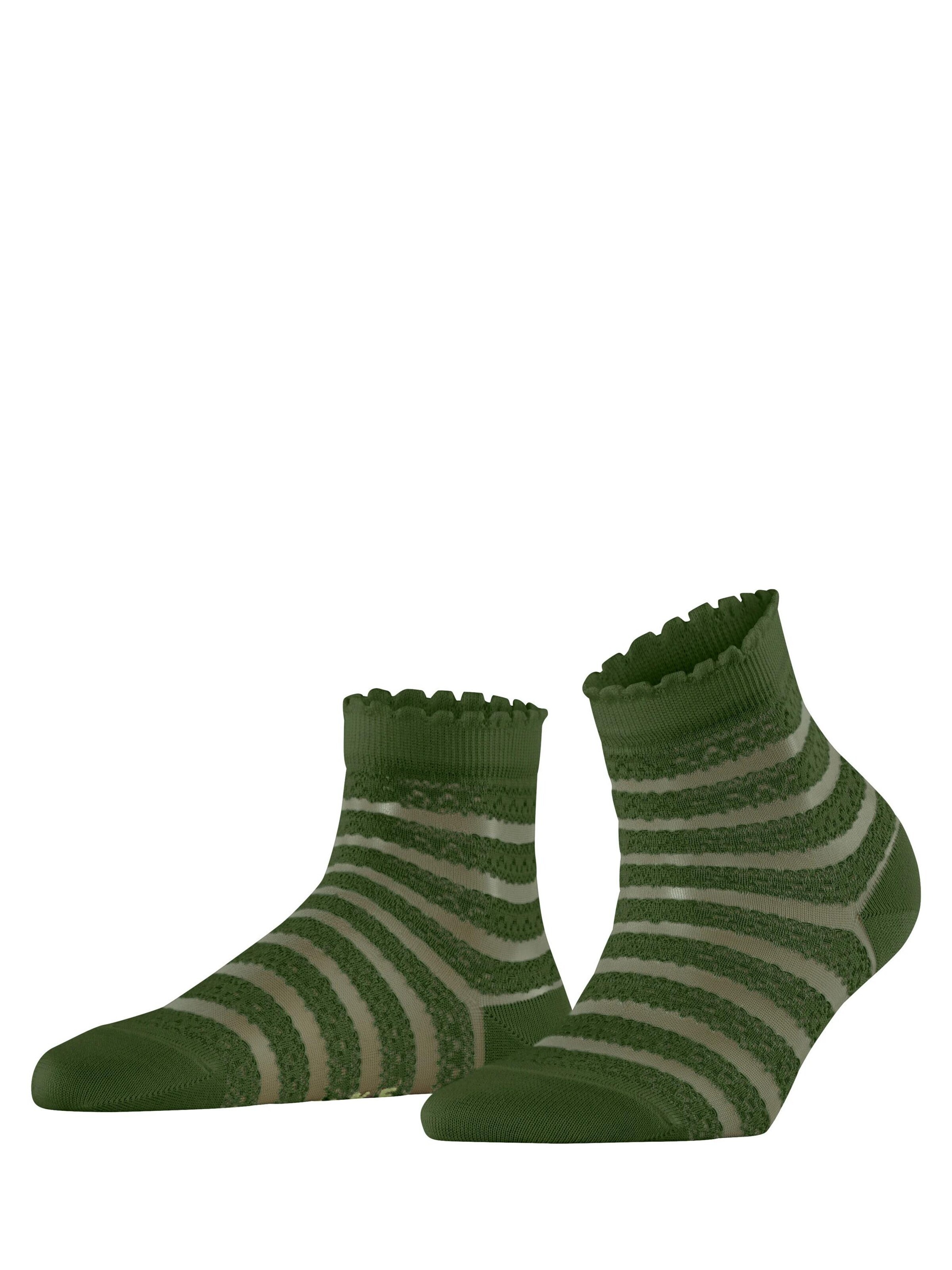 FALKE Socken 'Border Lace'‌‌‌‌‌‌ in Grün: Vorderseite