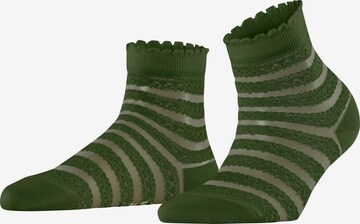 FALKE Socken 'Border Lace' in Grün: Vorderseite