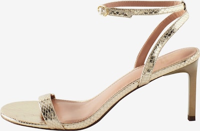 Basutės su dirželiais iš Next, spalva – Auksas, Prekių apžvalga