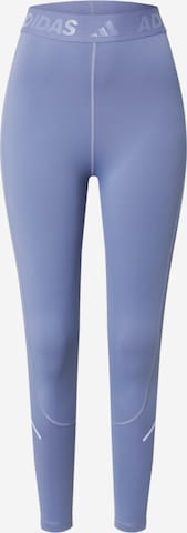ADIDAS PERFORMANCE Skinny Športne hlače | vijolična barva: sprednja stran