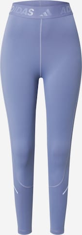 ADIDAS PERFORMANCE Skinny Sportbroek in Lila: voorkant