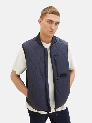 Gilet TOM TAILOR DENIM en bleu