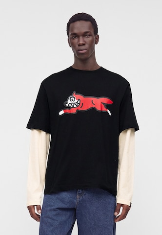 Billionaire Boys Club Тениска 'RUNNING DOG' в черно: отпред