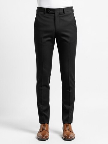 Keskin Collection Skinny Suit 'Anzug 2 teilig Slim Fit viele Farben' in Black