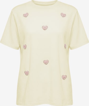 MYMO Shirt 'Pop' in Geel: voorkant