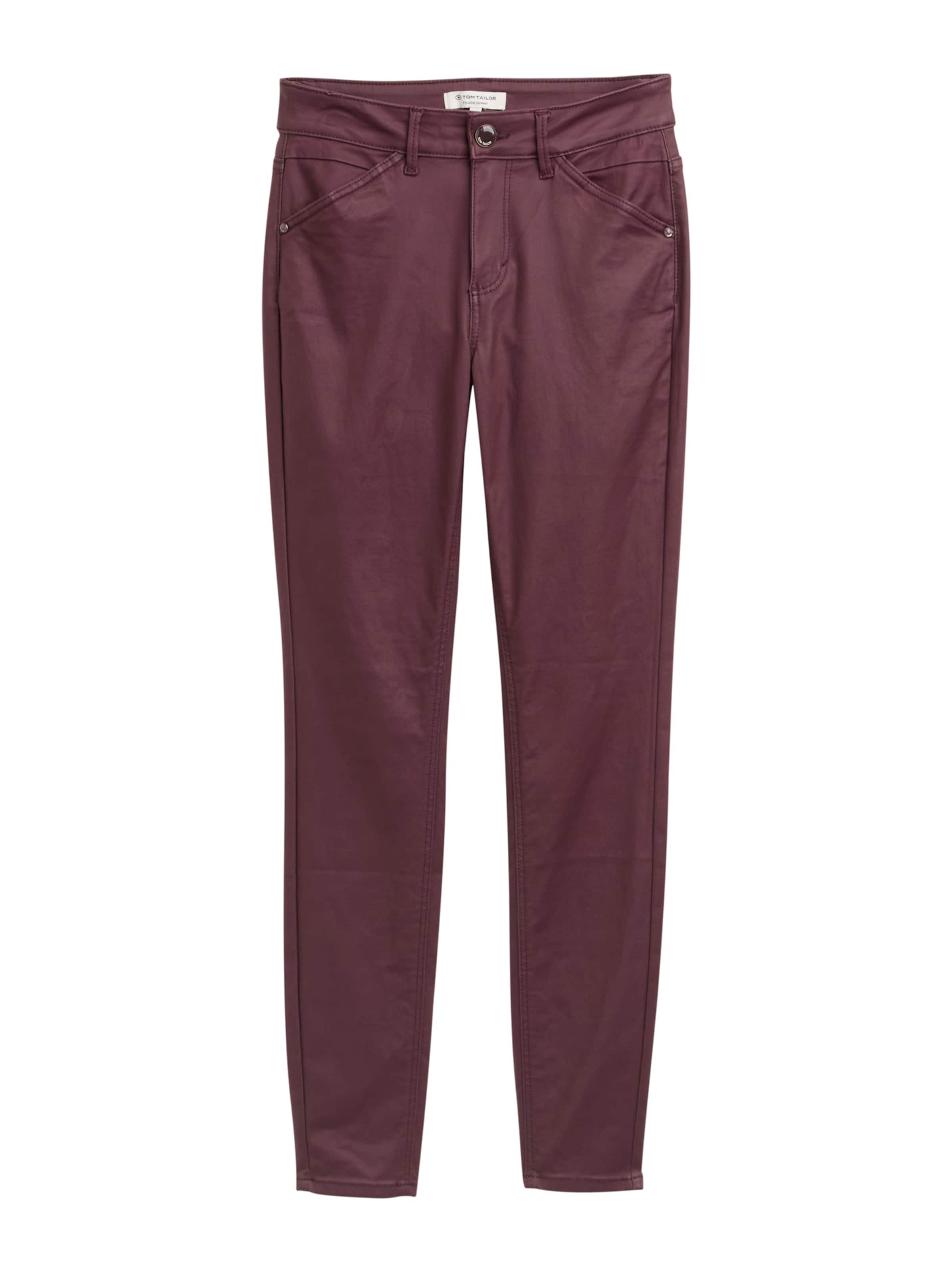 TOM TAILOR Skinny Jeans &#x27;Lucie&#x27; in Rood: voorkant