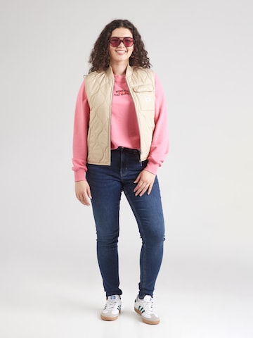 ONLY Carmakoma - Sudadera 'CARPOPPY' en rosa