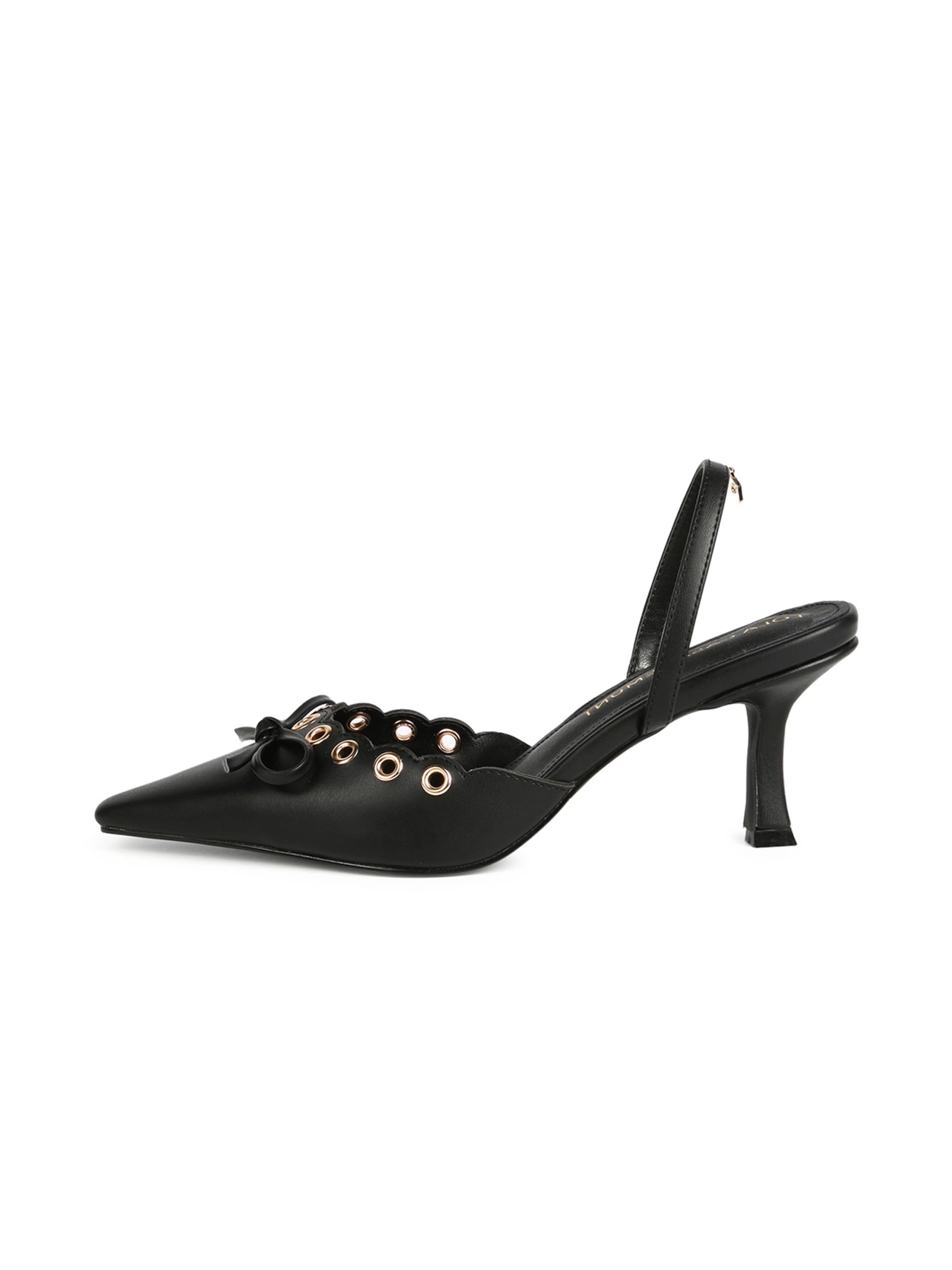 Pumps de la Lola Casademunt pe negru: față