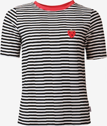 T-shirt 'Fru' Kleinigkeit en noir : devant