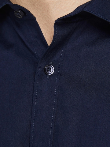 JACK & JONES Slim Fit Skjorte '12201905' i blå