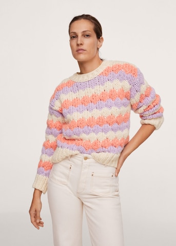 MANGO Sweater 'Crisblan' in Beige