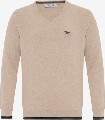 Pull-over Moxx Paris en beige : devant