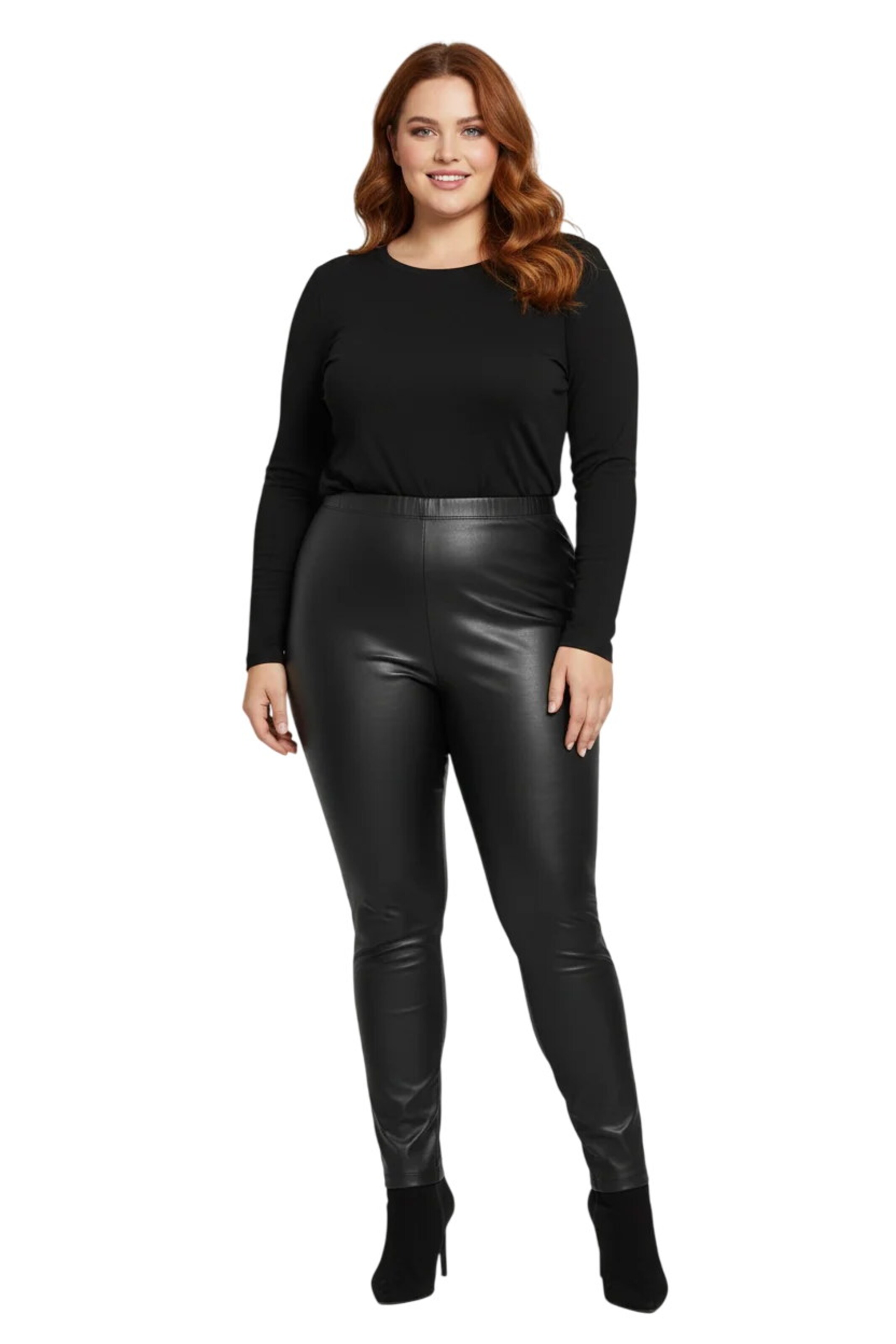 Shape Of You Skinny Leggings in Black